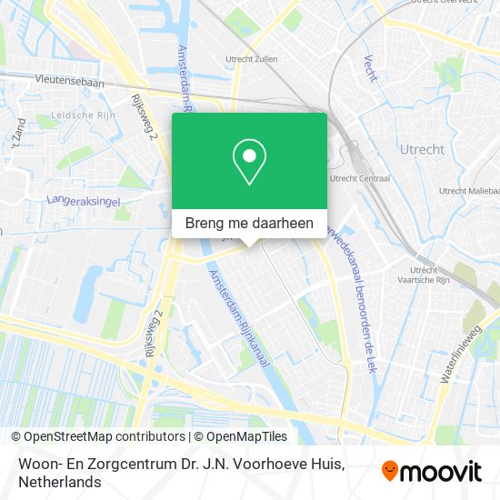 Woon- En Zorgcentrum Dr. J.N. Voorhoeve Huis kaart