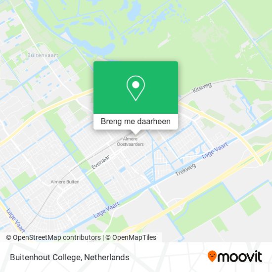 Buitenhout College kaart