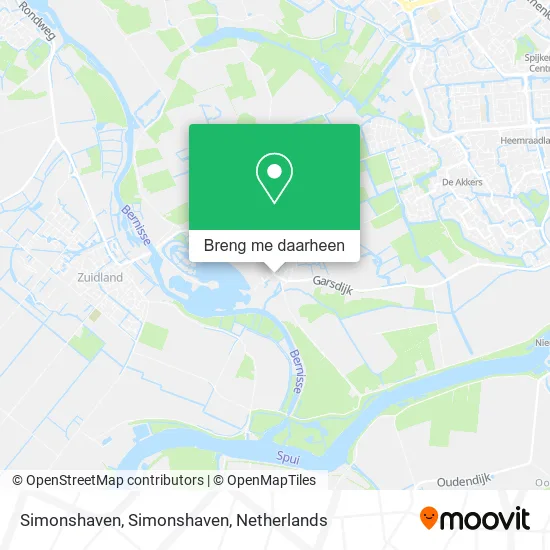 Simonshaven, Simonshaven kaart