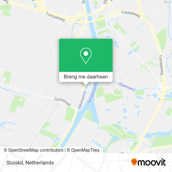 Sluiskil kaart
