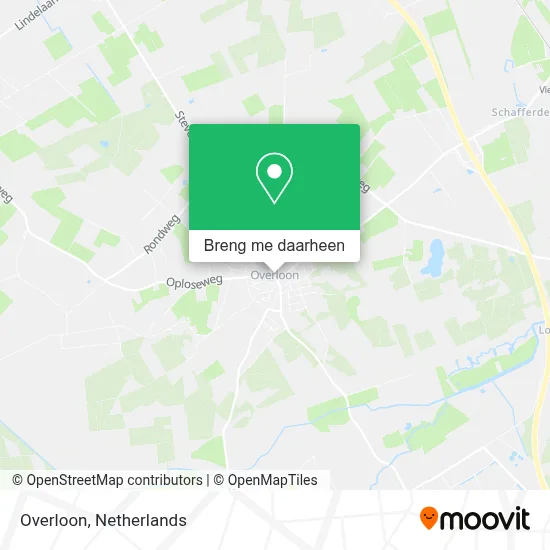 Overloon kaart