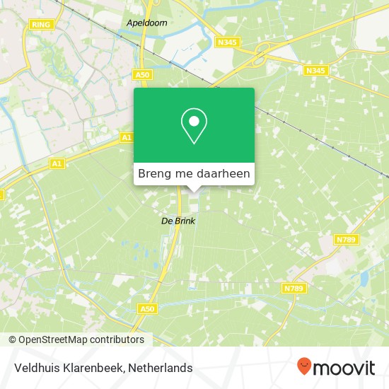 Veldhuis Klarenbeek kaart