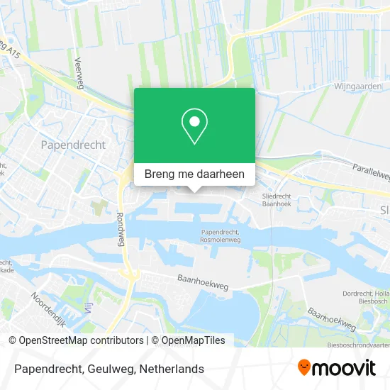 Papendrecht, Geulweg kaart