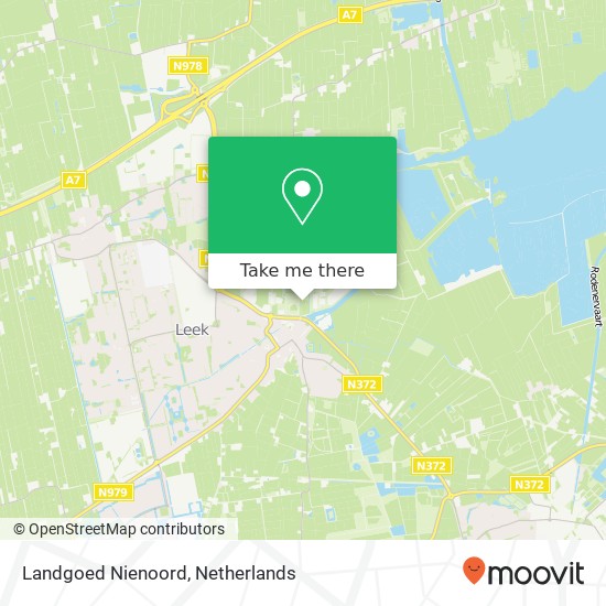 Landgoed Nienoord kaart