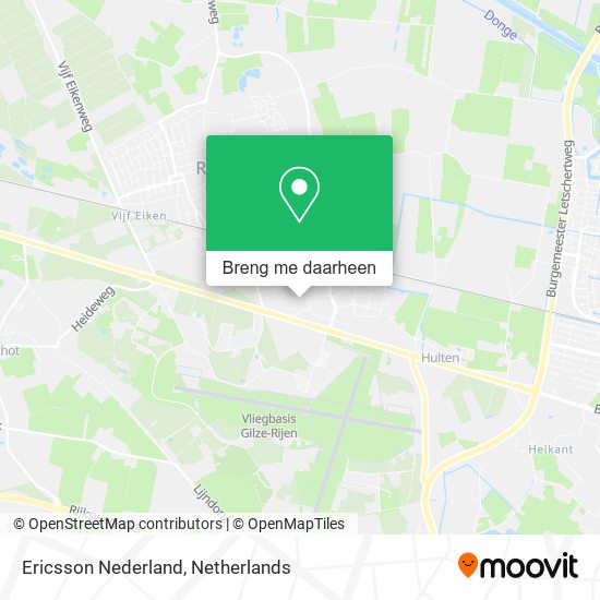 Ericsson Nederland kaart