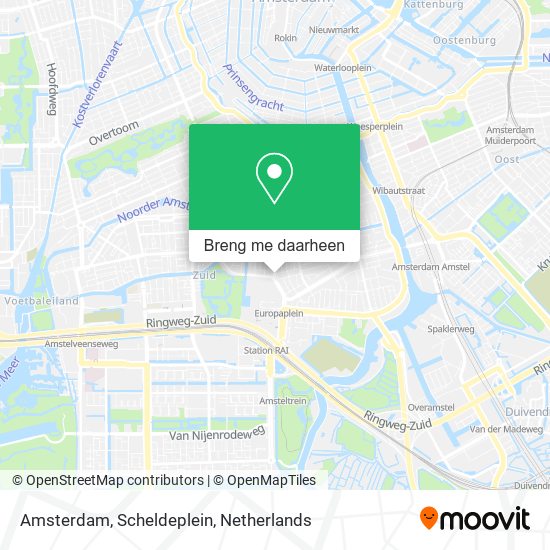 Amsterdam, Scheldeplein kaart