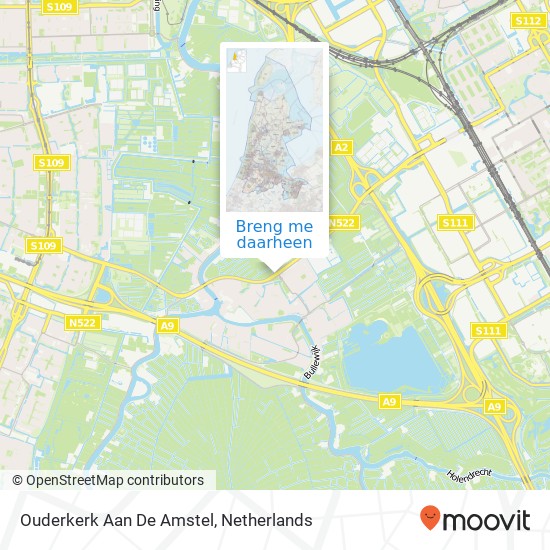 Ouderkerk Aan De Amstel kaart