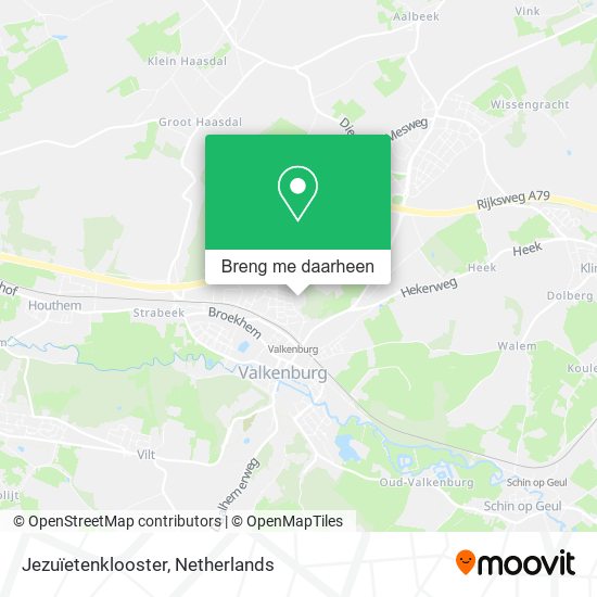 Jezuïetenklooster kaart