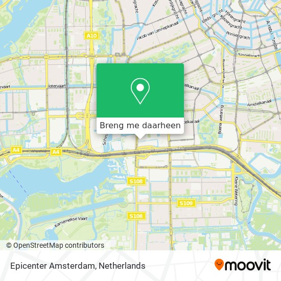 Epicenter Amsterdam kaart