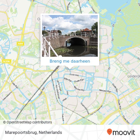 Marepoortsbrug kaart