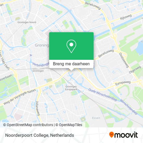 Noorderpoort College kaart