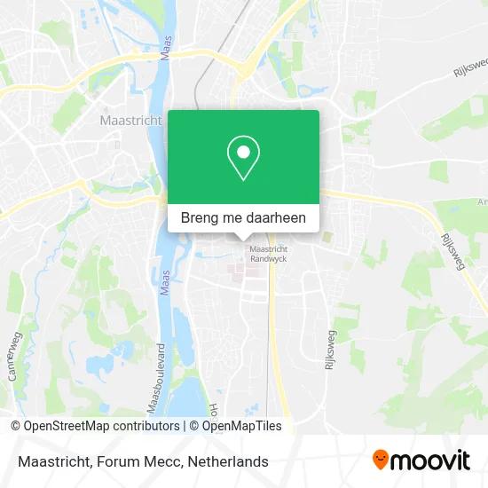 Maastricht, Forum Mecc kaart