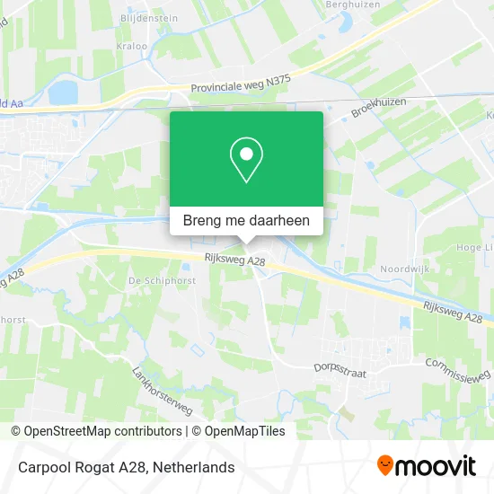 Carpool Rogat A28 kaart