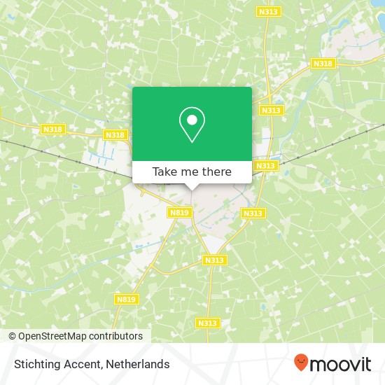 Stichting Accent kaart