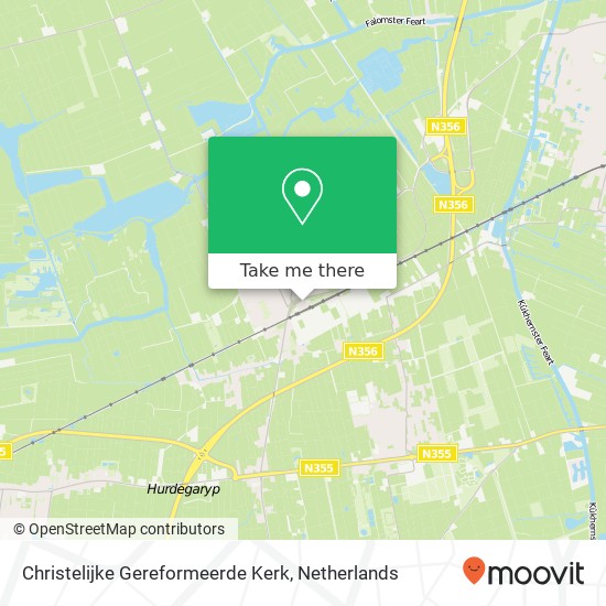 Christelijke Gereformeerde Kerk kaart