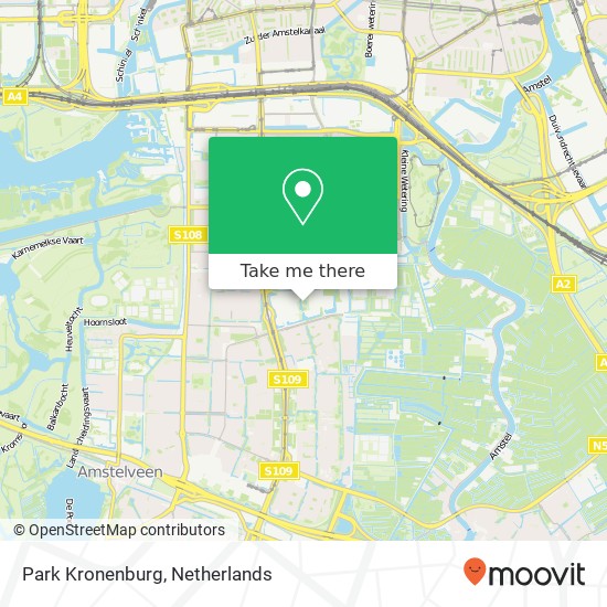 Park Kronenburg kaart