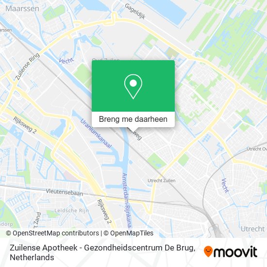 Zuilense Apotheek - Gezondheidscentrum De Brug kaart