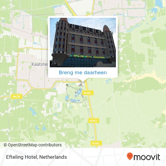 Efteling Hotel kaart