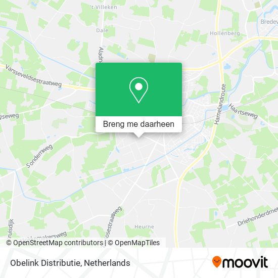 Obelink Distributie kaart