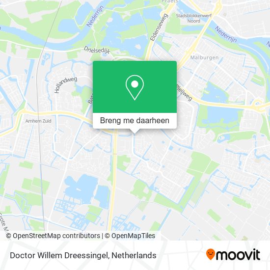 Doctor Willem Dreessingel kaart
