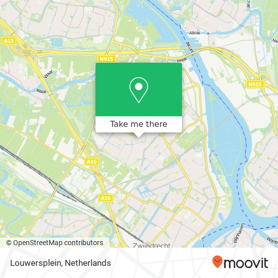 Louwersplein kaart