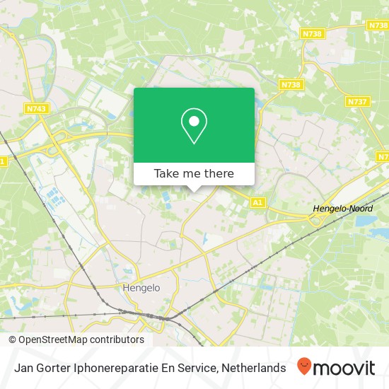 Jan Gorter Iphonereparatie En Service kaart