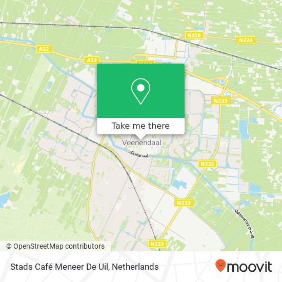 Stads Café Meneer De Uil kaart