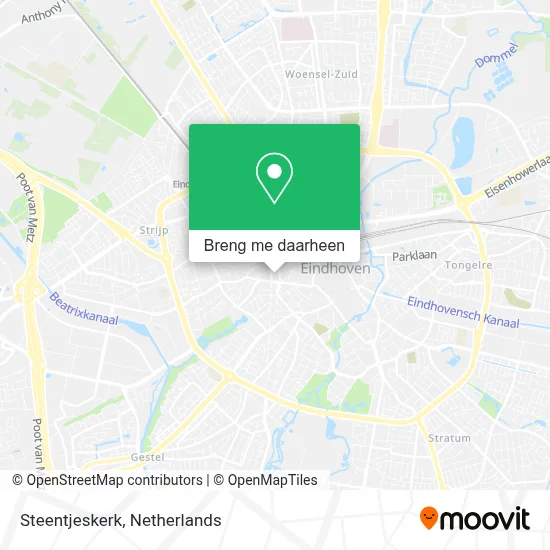 Steentjeskerk kaart