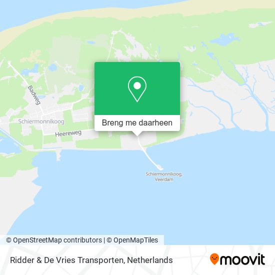 Ridder & De Vries Transporten kaart