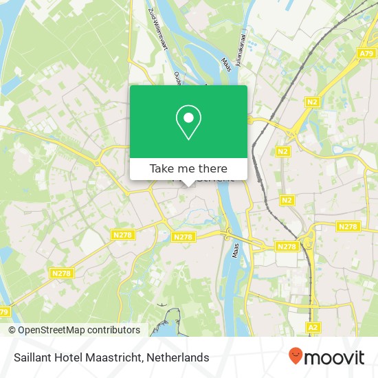 Saillant Hotel Maastricht kaart