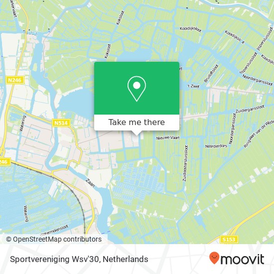 Sportvereniging Wsv'30 kaart