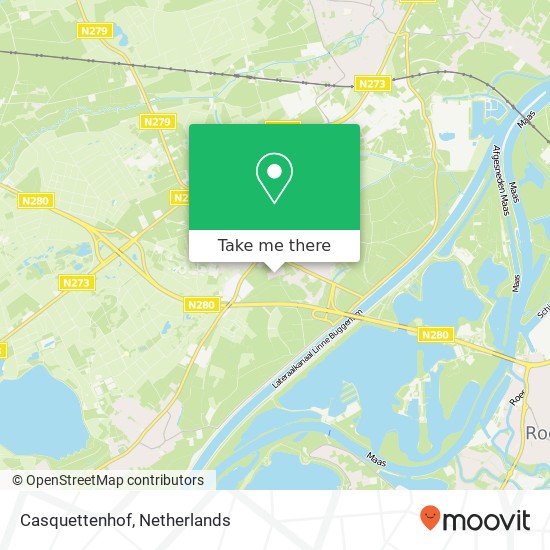 Casquettenhof kaart