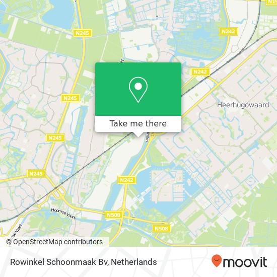 Rowinkel Schoonmaak Bv kaart