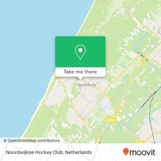 Noordwijkse Hockey Club kaart