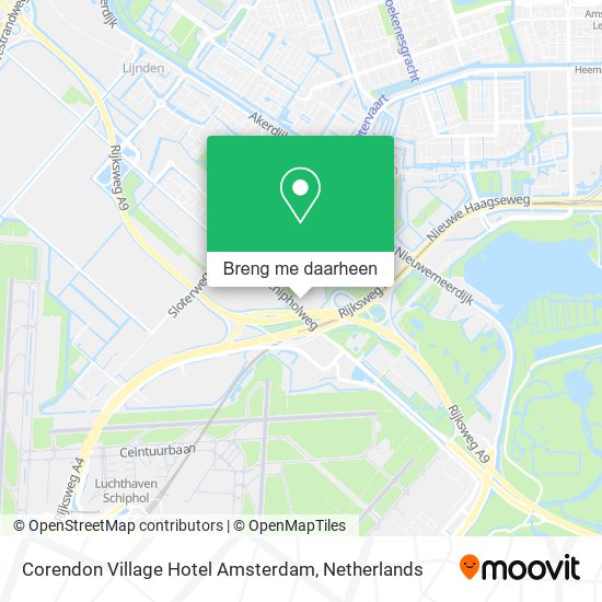 Corendon Village Hotel Amsterdam kaart