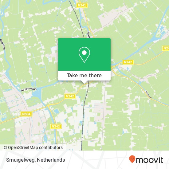 Smuigelweg kaart