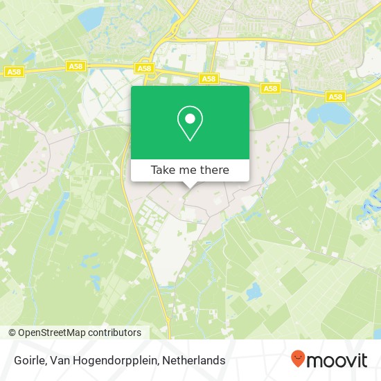 Goirle, Van Hogendorpplein kaart