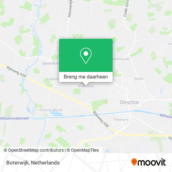 Boterwijk kaart