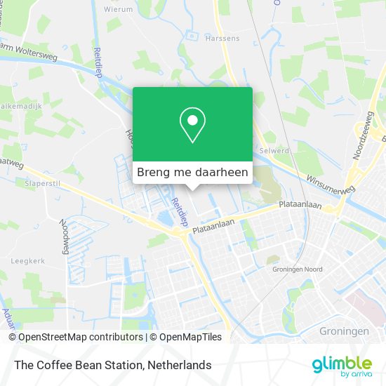 The Coffee Bean Station kaart