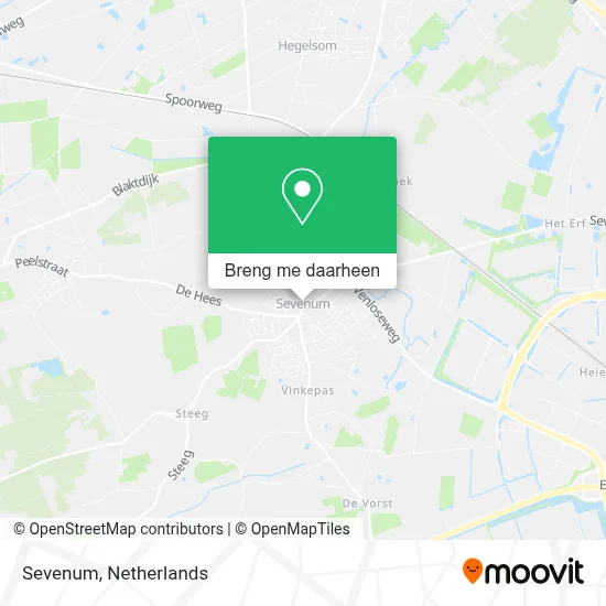Sevenum kaart