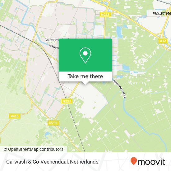 Carwash & Co Veenendaal kaart