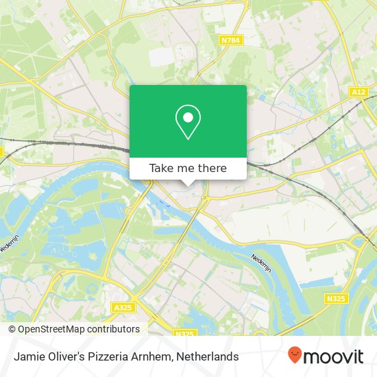 Jamie Oliver's Pizzeria Arnhem kaart