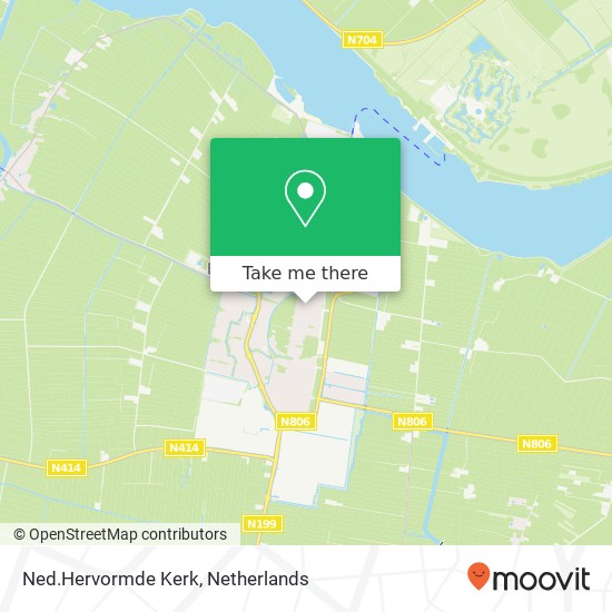 Ned.Hervormde Kerk kaart