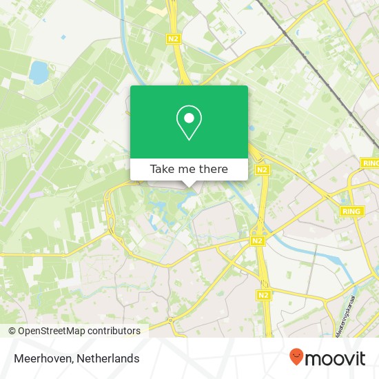 Meerhoven kaart