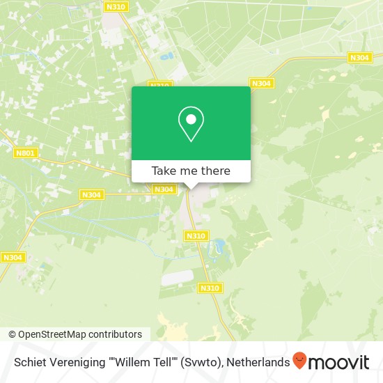 Schiet Vereniging ""Willem Tell"" (Svwto) kaart