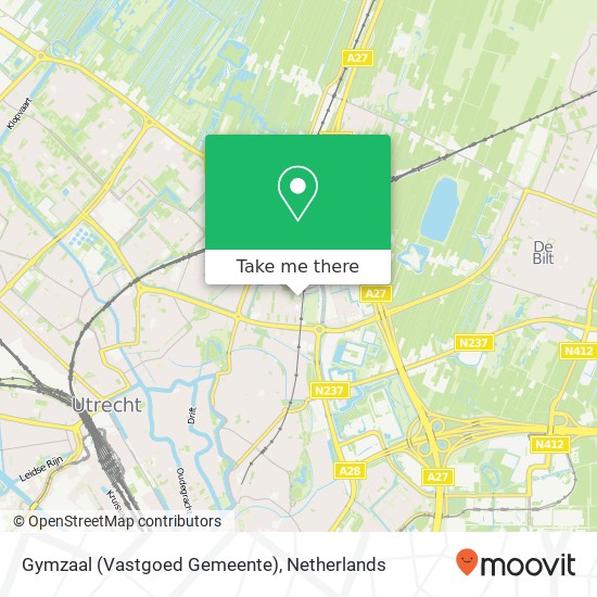 Gymzaal (Vastgoed Gemeente) kaart