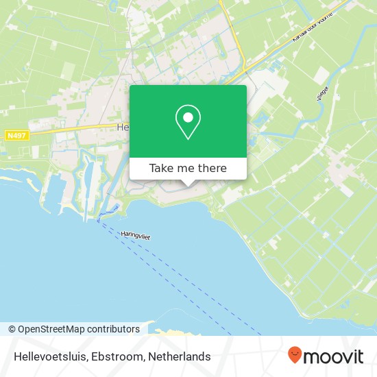 Hellevoetsluis, Ebstroom kaart