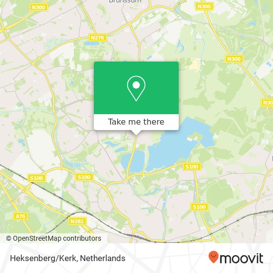 Heksenberg/Kerk kaart