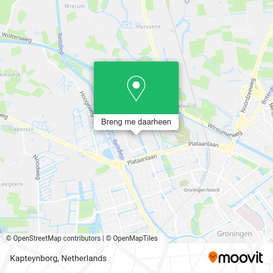 Kapteynborg kaart
