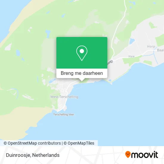 Duinroosje kaart